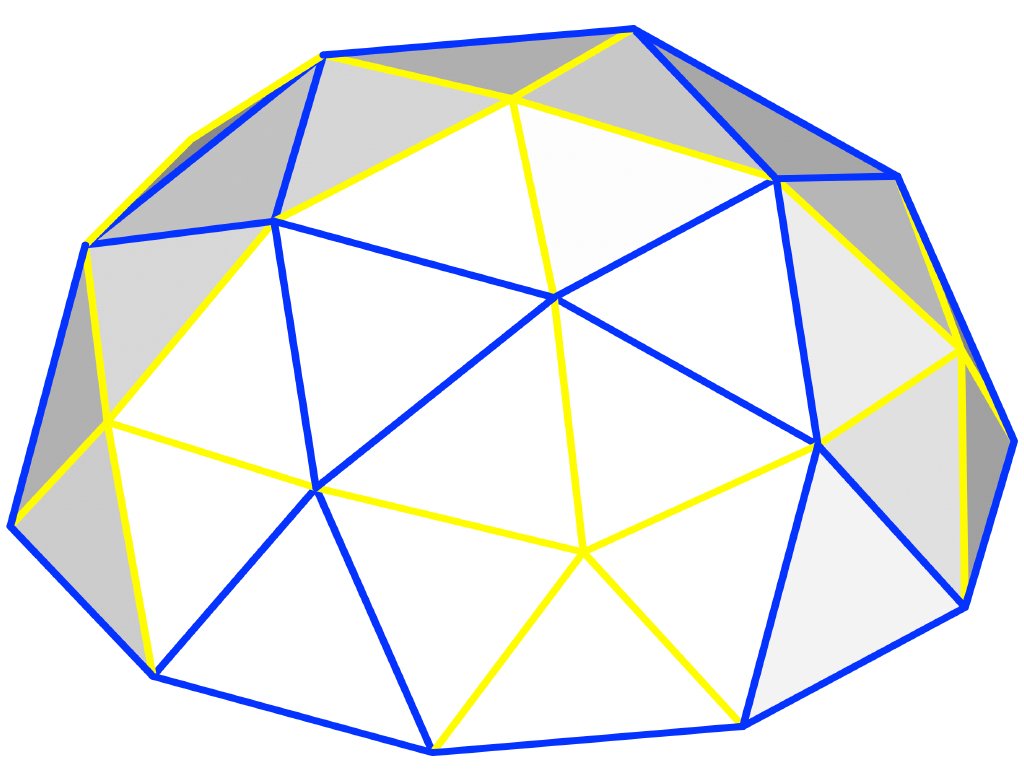 6v geodesic dome calculator