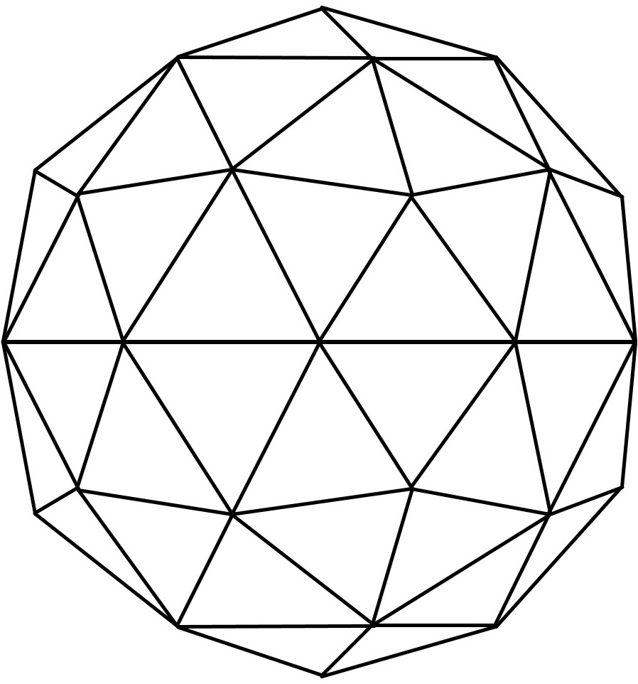 6v geodesic dome calculator